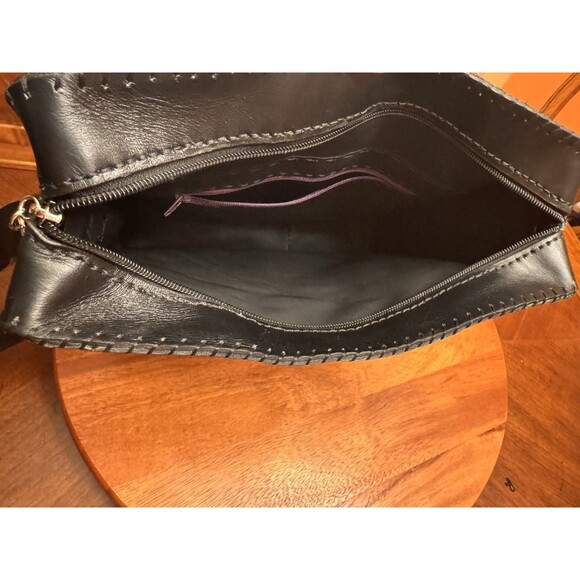 Unbranded Leather Multicolor Patchwork Shoulder Crossbody Bag Purse - Picture 12 of 12